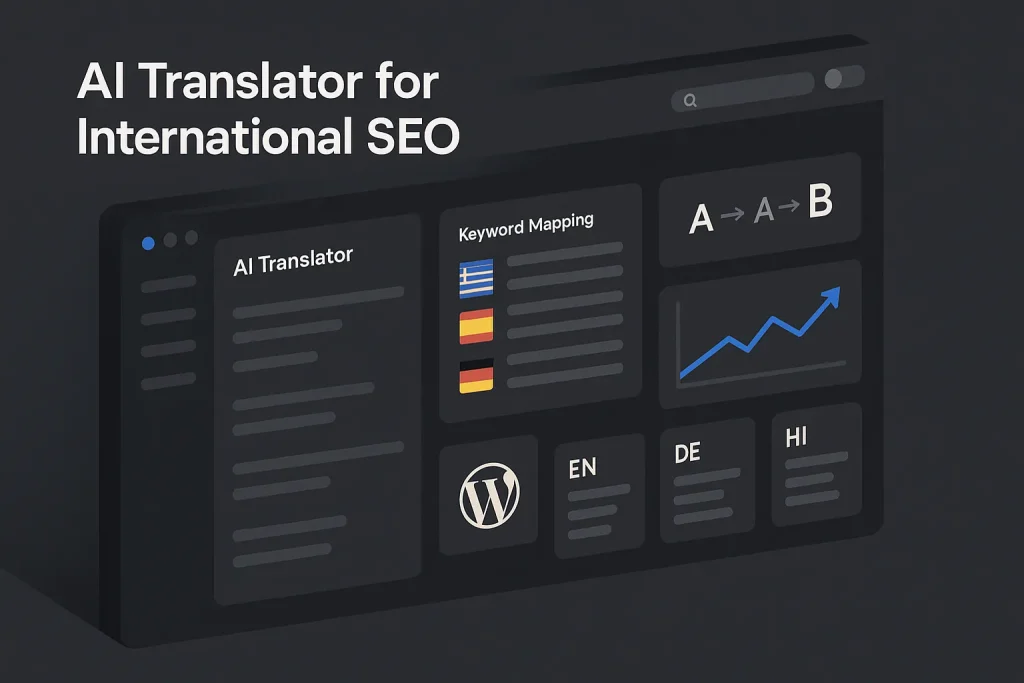 AI translator workflow for multi-language SEO with localization and WordPress publishing