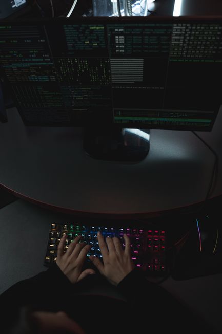 Minecraft automation workflow setup Workspace showing mc command generator style automation planning on dual monitors